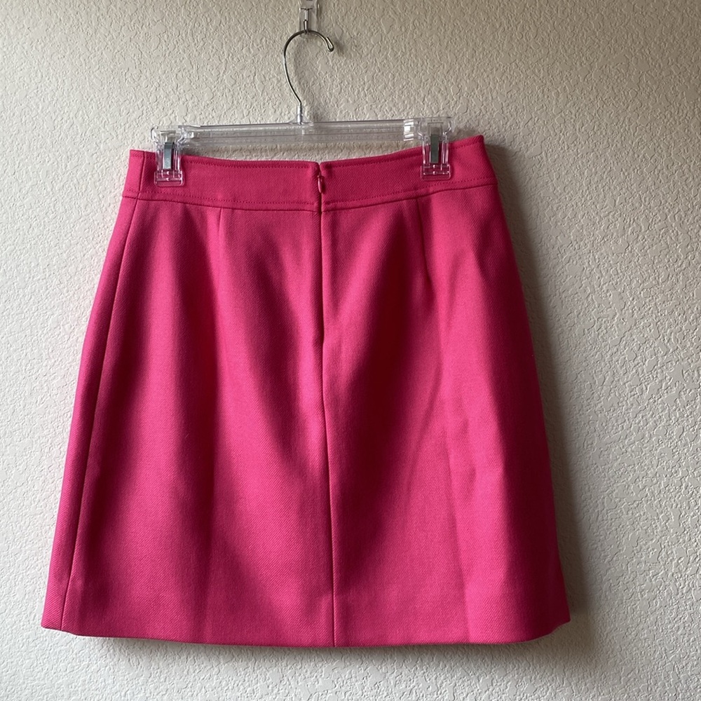 J. Crew | Patch pocket mini skirt in double serge wool - Picture 2 of 6